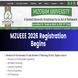 MZUEEE 2026 Registration Begins; Last Date May 10, Exam June 2
